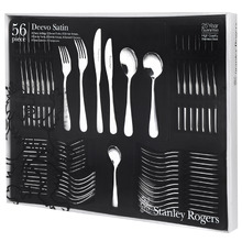 56 Piece Deevo Satin Cutlery Set